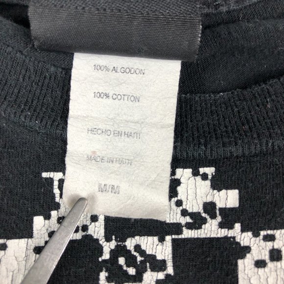 Mad Engine Marvel The Punisher Shirt Men's Medium Black & White Big Print Tee - Picture 5 of 10